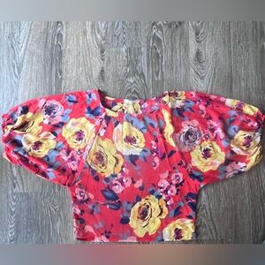 Rumors- Cuffed Sleeves Blouse